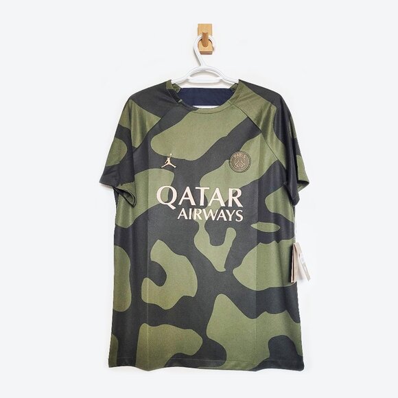 Nike Jordan Paris Saint-Germain PSG Pro Pre-Match Men Jersey Top - Large - Picture 3 of 12